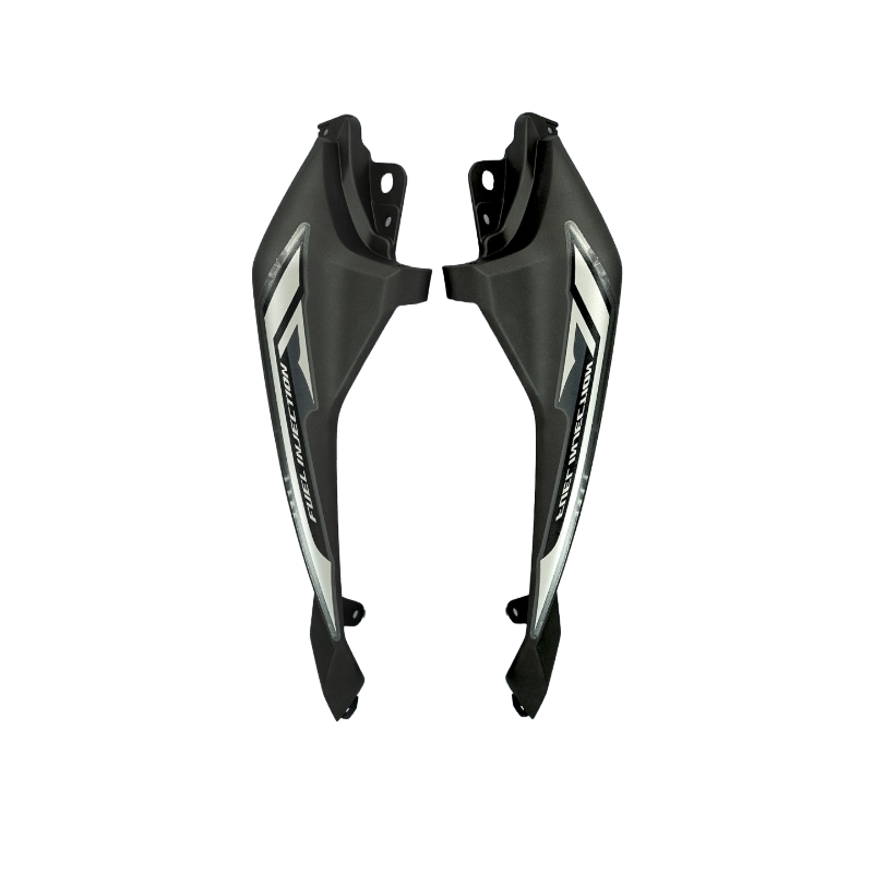 COVER, SIDE 3/4 Back panel set 2 part (MAT BLACK)FZS-V2| Part No:2GSXF17490P4, 2GSXF17390P4