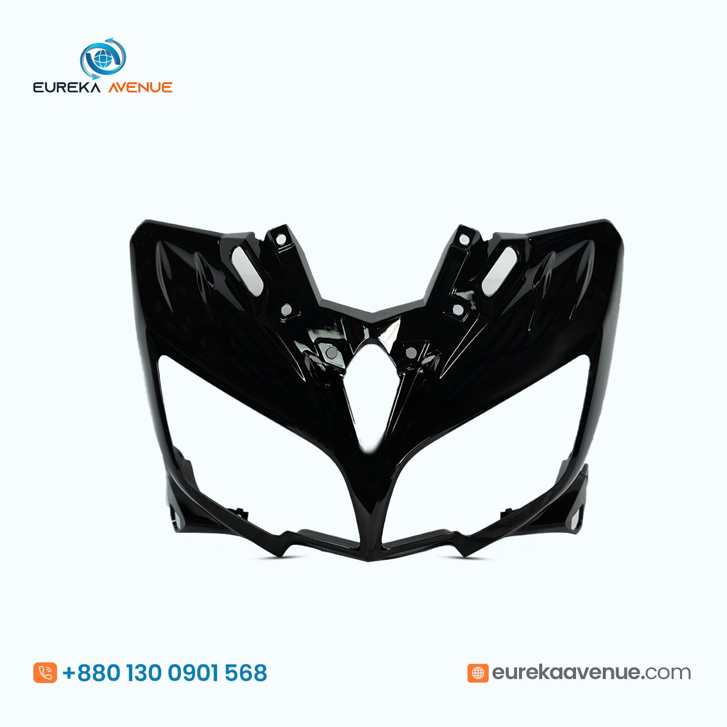 BODY, FRONT UPPER 1 - YB (BLAC) FAZER-V2|Part No:2WSF835G0033