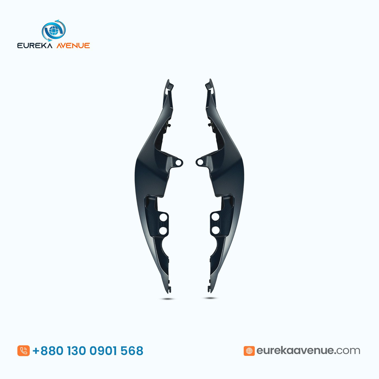 COVER,FRAME REAR UPPER,Left and Right SEt (Glassy BLUE) Back Panel|Part No:4732141K00YUA,4731141K00YUA