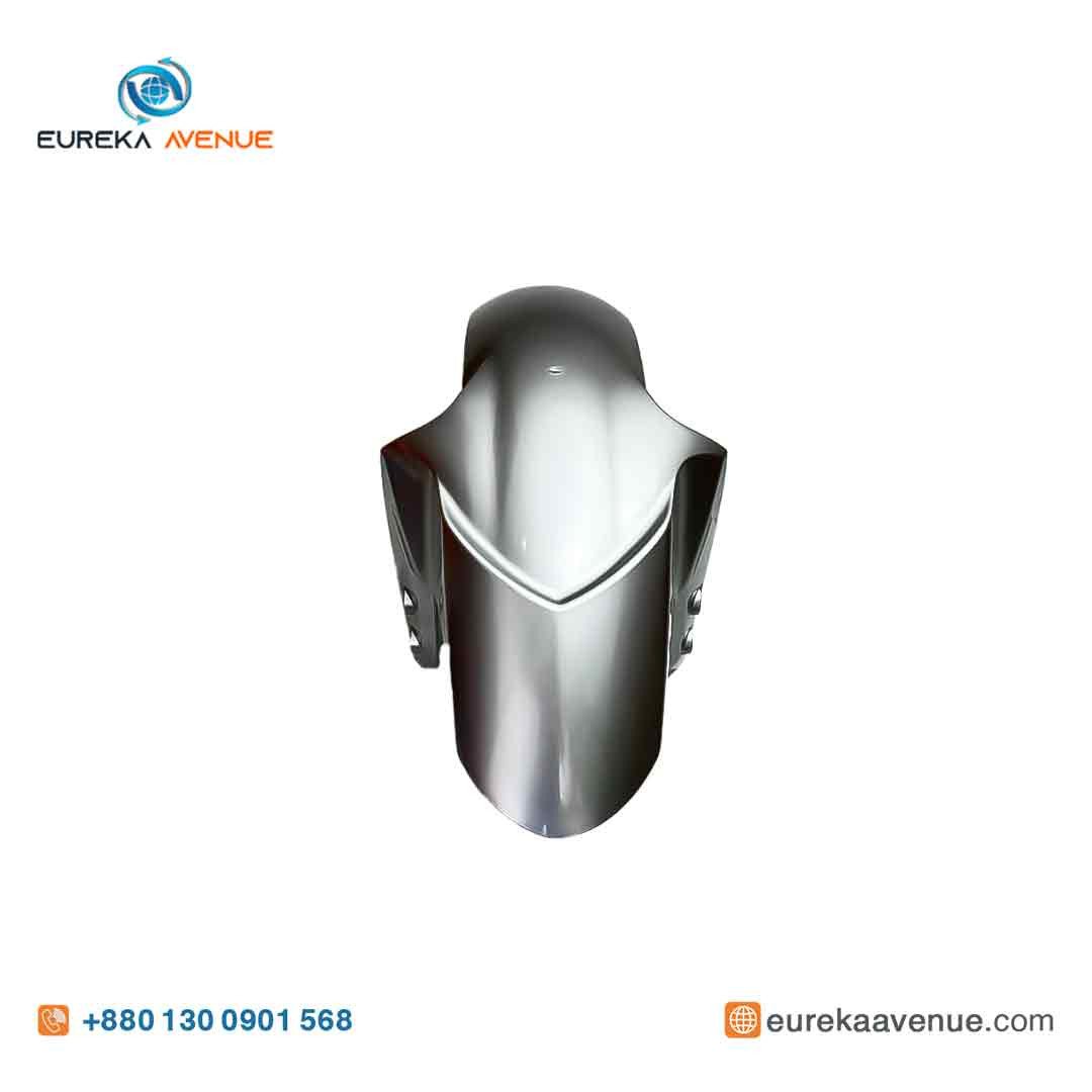 FINDER FRONT GLOSSY SILVER   ( মাটগার্ড কমপ্লিট )  [ R15 M V4BS6|Yamaha R15-V4, R15-V3, MT |Part No:BCWXF15100P3